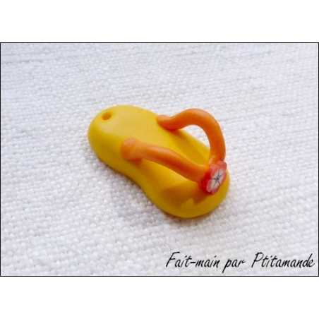 IDEES CREATIVES : Tuto : Réaliser une tong en pâte polymère, par Ptitamande
