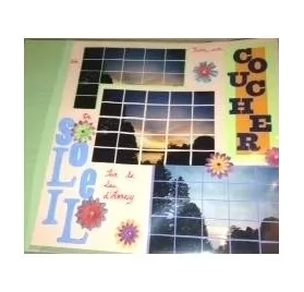 IDEES CREATIVES : Tuto - Réaliser la technique du mosaïque en scrapbooking