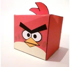 IDEES CREATIVES : Tuto : Réaliser un paper toy Angry Bird, par Madiwi
