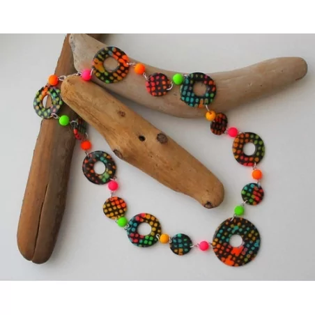 IDEES CREATIVES : Tuto : Réaliser un collier d'été en pâte polymère