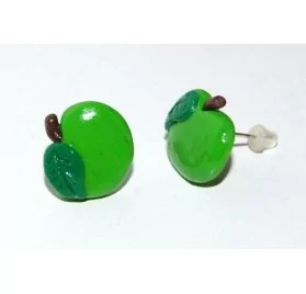 IDEES CREATIVES : Tuto : Réaliser une pomme verte en pâte polymère, par Madiwi