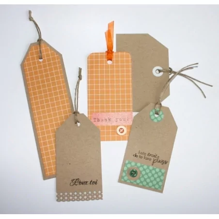 IDEES CREATIVES : Tuto : Réaliser des tags parfaits sans mesurer, par Madiwi
