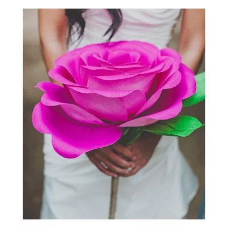 IDEES CREATIVES : Tuto : Réaliser une rose géante, par Madiwi