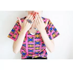 IDEES CREATIVES : Tuto : Réaliser un t-shirt en wax, par Gwladys