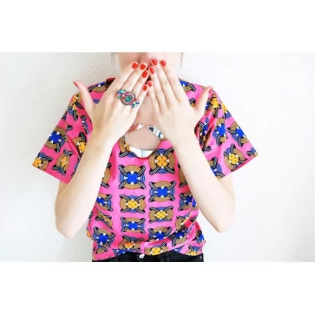 IDEES CREATIVES : Tuto : Réaliser un t-shirt en wax, par Gwladys