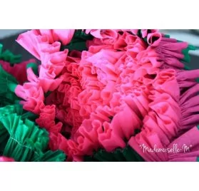 IDEES CREATIVES : Tuto : Réaliser une guirlande froufrou, par Mademoiselle M
