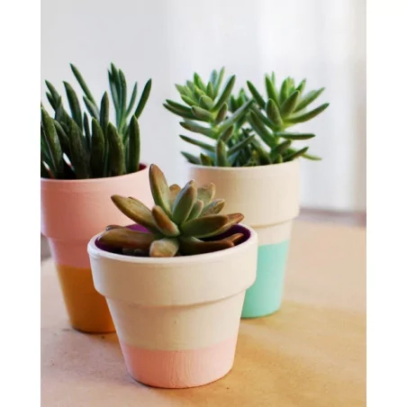 IDEES CREATIVES : Tuto : Réaliser un pot de fleurs coloré, par Madiwi