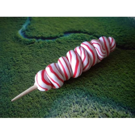 IDEES CREATIVES : Tuto : Réaliser une sucette torsadée en pâte polymère, par Madiwi
