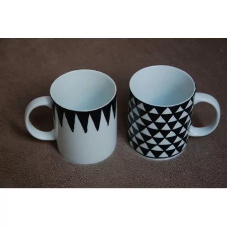 IDEES CREATIVES : Tuto : Réaliser un duo de mugs graphiques, par The Camelia