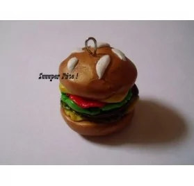 IDEES CREATIVES : Tuto : Réaliser un hamburger en pâte polymère, par Madiwi