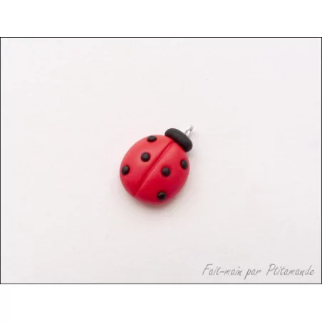 IDEES CREATIVES : Tuto : Réaliser une coccinelle en pâte polymère, par Ptitamande