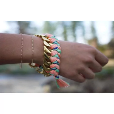 IDEES CREATIVES : Tuto : Réaliser un bracelet tressé, par Madiwi