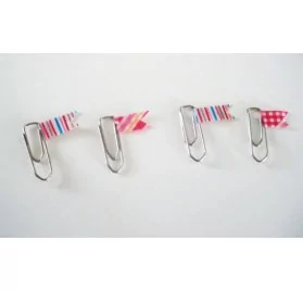 IDEES CREATIVES : Tuto : Customiser des trombones et des punaises, par Madiwi