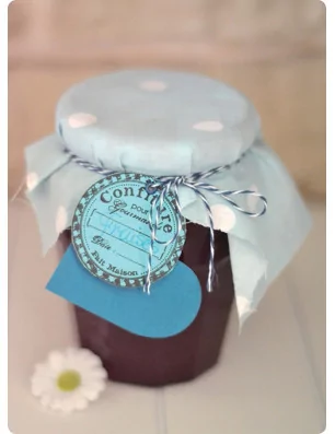 IDEES CREATIVES : Tuto : Customiser un pot à confiture, par Toga