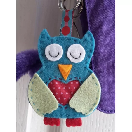 IDEES CREATIVES : Tuto : Réaliser un hibou en feutrine, par Madiwi