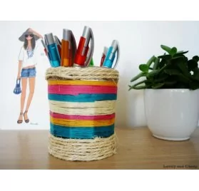 IDEES CREATIVES : Tuto : Réaliser un pot à crayon, par Lovely and cheap