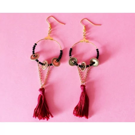IDEES CREATIVES : Tuto : Customiser des créoles, par Gwladys
