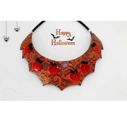 IDEES CREATIVES : Tuto : Réalisez un collier pour halloween, par Cernit