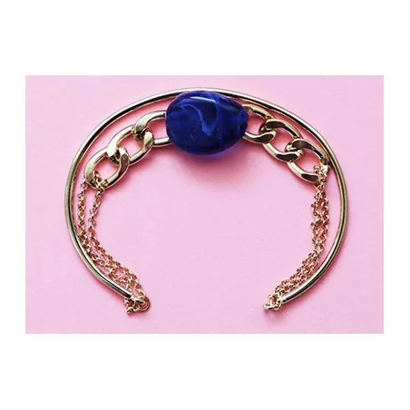 IDEES CREATIVES : Tuto : Réaliser un bracelet avec une pierre, par Gwladys