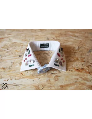 IDEES CREATIVES : Tuto : Réaliser un col bijoux, par The Creative Contente