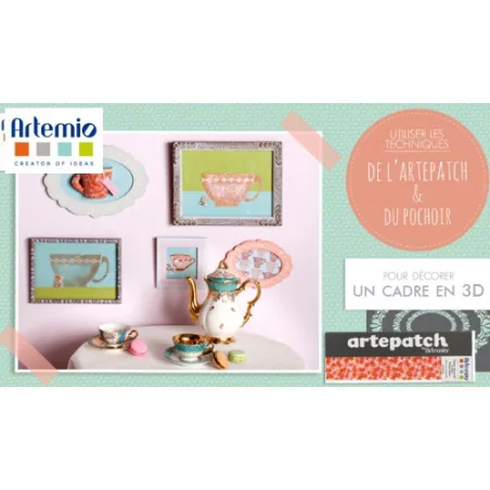 IDEES CREATIVES : Tuto : Réaliser un cadre tasse 3D, par Artemio