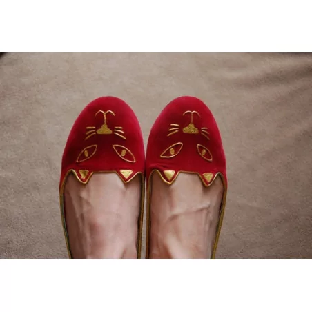 IDEES CREATIVES : Tuto : Réaliser des slippers chat, par The Camelia