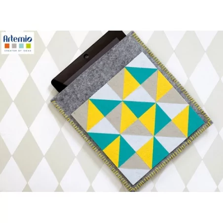 IDEES CREATIVES : Tuto : Réaliser une pochette pour tablette, par Artemio