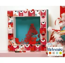 IDEES CREATIVES : Tuto : Réaliser un calendrier de l'avent, par Artemio