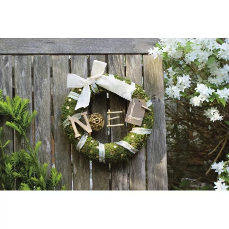 IDEES CREATIVES : Tuto : Réaliser une couronne de Noël, par Madiwi