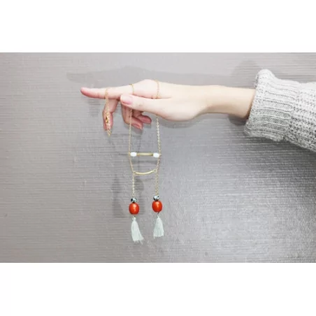IDEES CREATIVES : Tuto : Réaliser un sautoir, par Gwladys