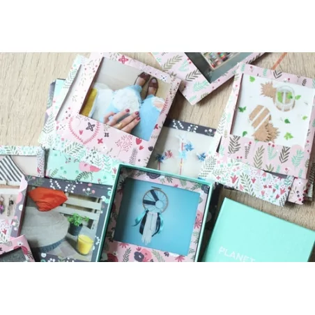 IDEES CREATIVES : Tuto : Réaliser des cadres polaroids à motifs, par Mymy Cracra