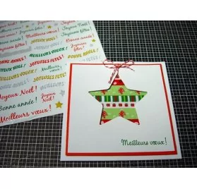 IDEES CREATIVES : Tuto : Réaliser une carte de Noël, par Madiwi