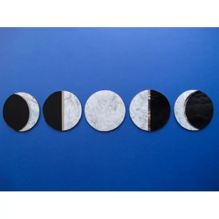 IDEES CREATIVES : Tuto : Réaliser des sous-verres lunaires, par A Cardboard Dream