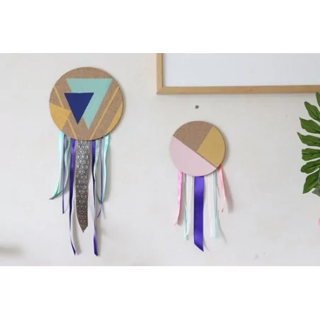 IDEES CREATIVES : Tuto : Réaliser un attrape-rêves en liège, par Mymy Cracra
