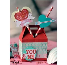 IDEES CREATIVES : Tuto : Réaliser une boîte cadeau pour la Saint Valentin, par Toga