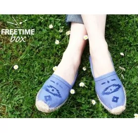IDEES CREATIVES : Tuto : Customiser des espadrilles, par Lissou