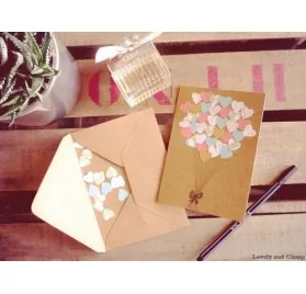 IDEES CREATIVES : Tuto : Réaliser des cartes "petits coeurs", par Lovely and cheap