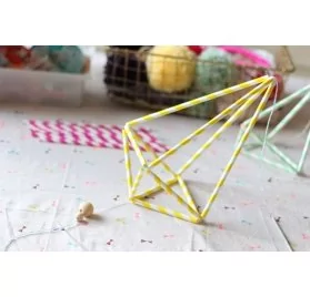 IDEES CREATIVES : Tuto : Réaliser un himmeli, par Mymy Cracra