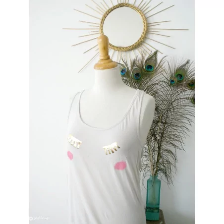 IDEES CREATIVES : Tuto : Customiser un débardeur, par Pin'k'up