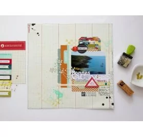IDEES CREATIVES : Tuto : Réaliser une page de vacances, Kesi'Art
