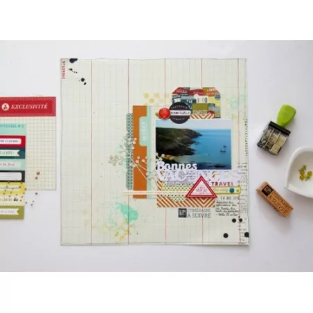 IDEES CREATIVES : Tuto : Réaliser une page de vacances, Kesi'Art