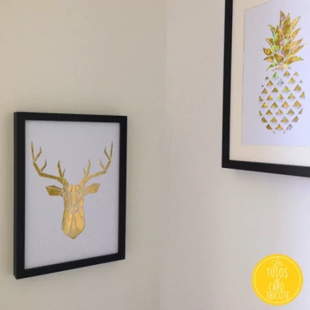 IDEES CREATIVES : Tuto : Réaliser un cerf kirigami, par Caro