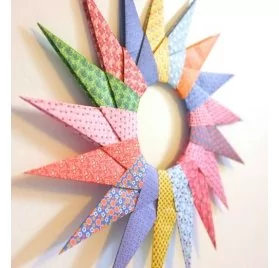 IDEES CREATIVES : Tuto : Réaliser un soleil origami, par That's Alli am