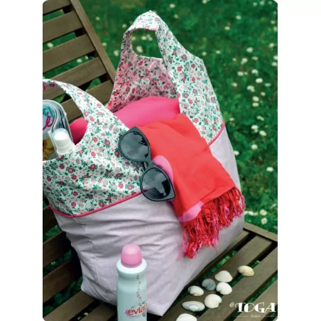 IDEES CREATIVES : Tuto : Réaliser un cabas de plage, par Toga