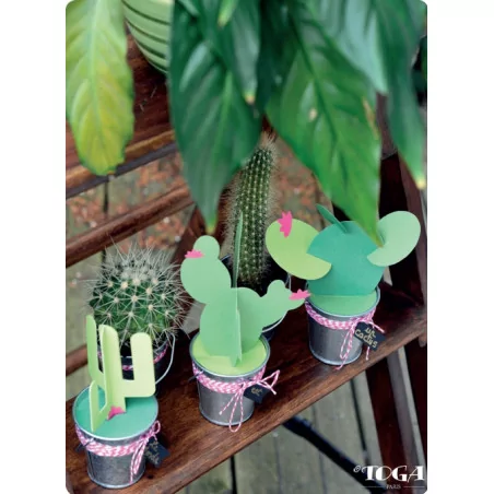 IDEES CREATIVES : Tuto : Réaliser des cactus en papier, par Toga