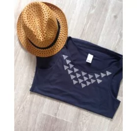 IDEES CREATIVES : Tuto : Réaliser deux customisations de débardeurs, par Caro
