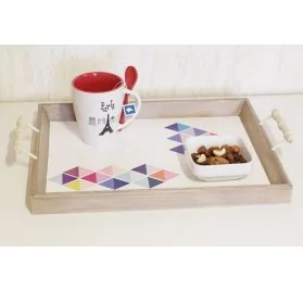 IDEES CREATIVES : Tuto : Customiser un plateau, par Apodioxe