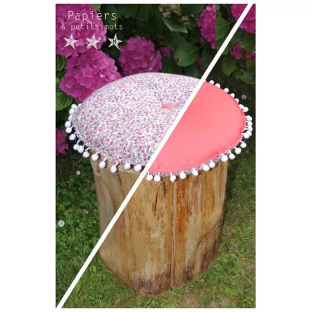 IDEES CREATIVES : Tuto : Réaliser un coussin rond, par Laure