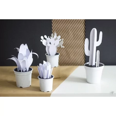 IDEES CREATIVES : Tuto : Réaliser des cactus en papier, par La Délicate Parenthèse