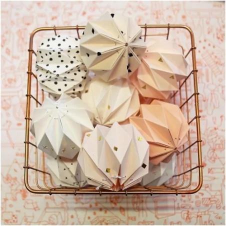 IDEES CREATIVES : Tuto : Réaliser un lampion rond, Purple Jumble